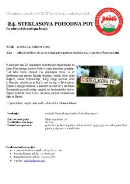Steklasova pot 2023